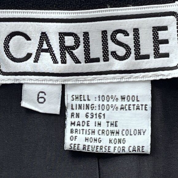 Carlisle Women Evening Jacket SZ 6 Wool Tassels Formal Classic Luxury Statement - Picture 10 of 14